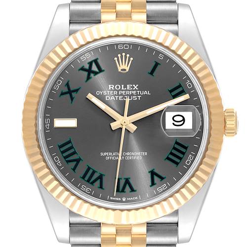 Photo of NOT FOR SALE - Rolex Datejust 41 Steel Yellow Gold Wimbledon Dial Mens Watch 126333 Box Card PARTIAL PAYMENT
