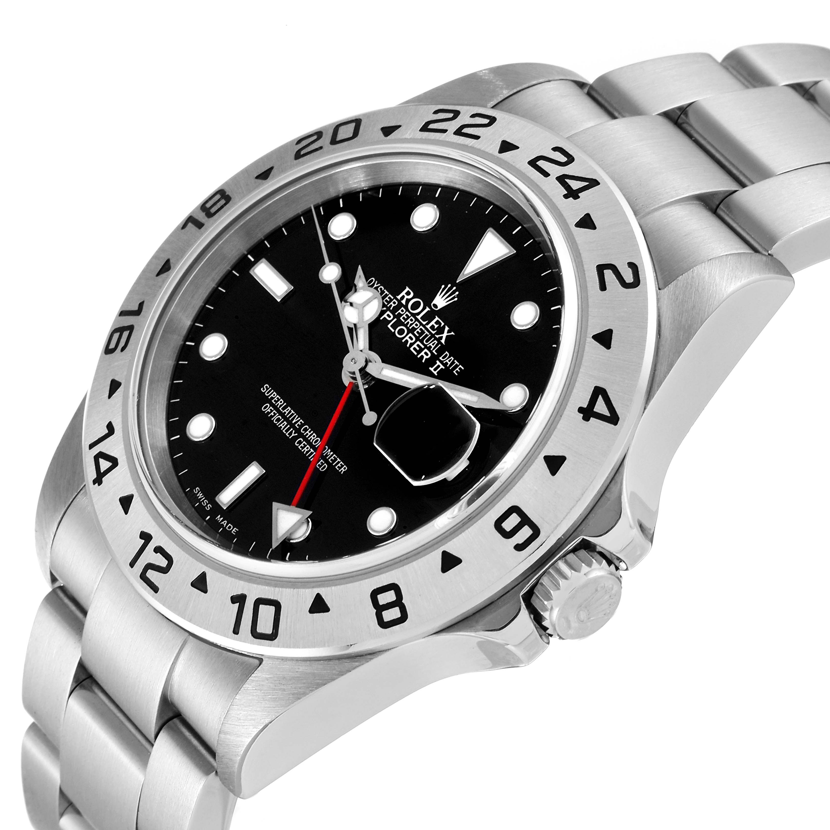 This image shows a close-up angle of a Rolex Explorer 16570T Men
s Stainless Steel Black Dial 16570T Men
s Stainless Steel Black Dial watch, displaying the face, bezel, crown, and bracelet.