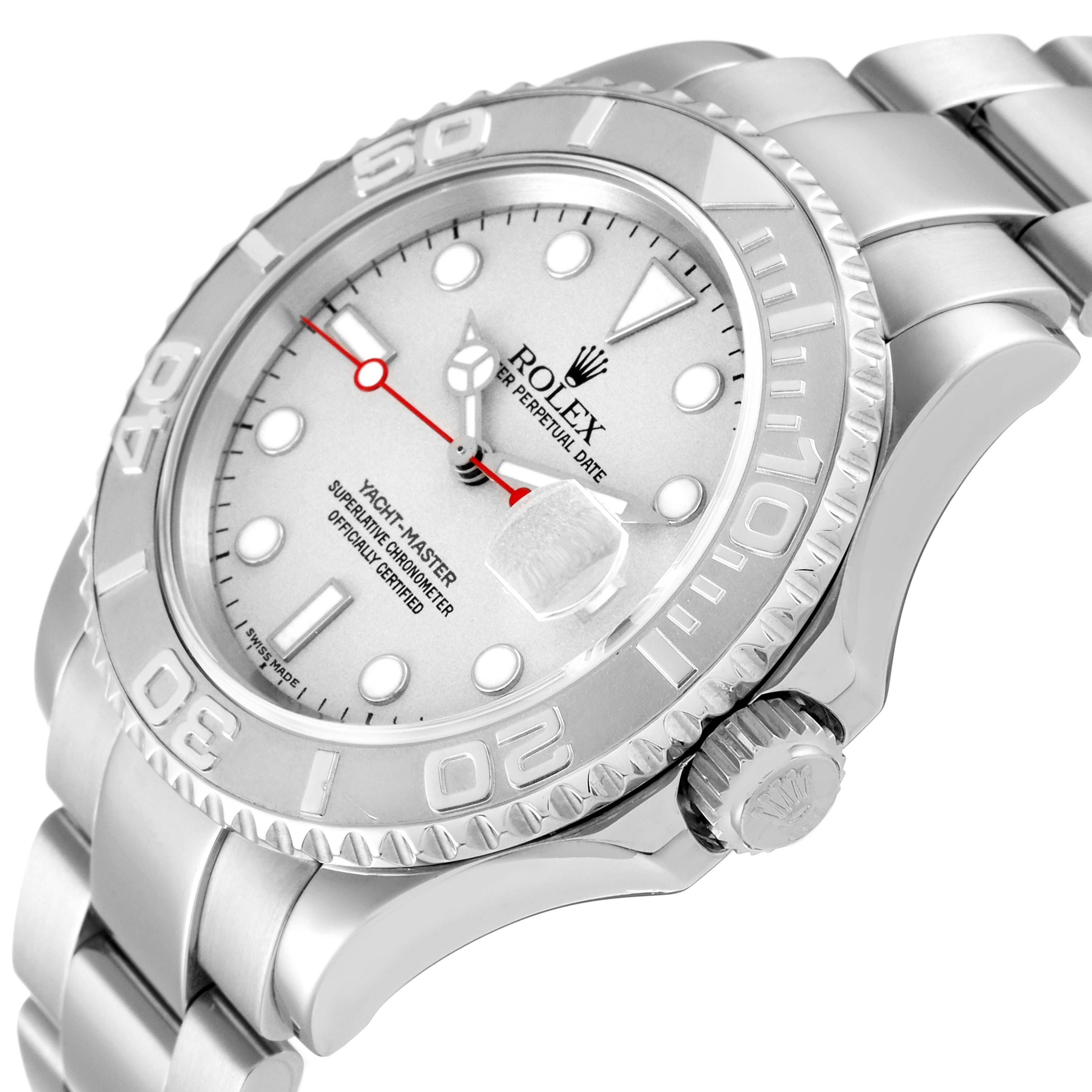 rolex yacht master platinum bezel 40mm