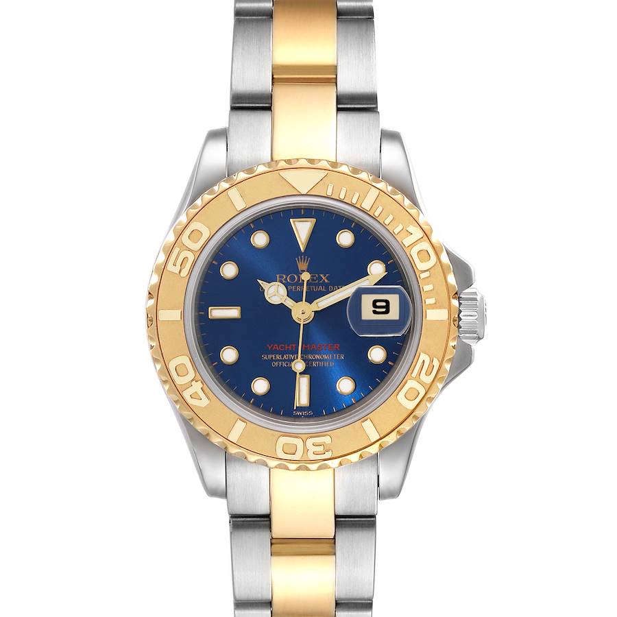 Rolex Yachtmaster Steel 18K Yellow Gold Ladies Watch 169623 Box Papers SwissWatchExpo