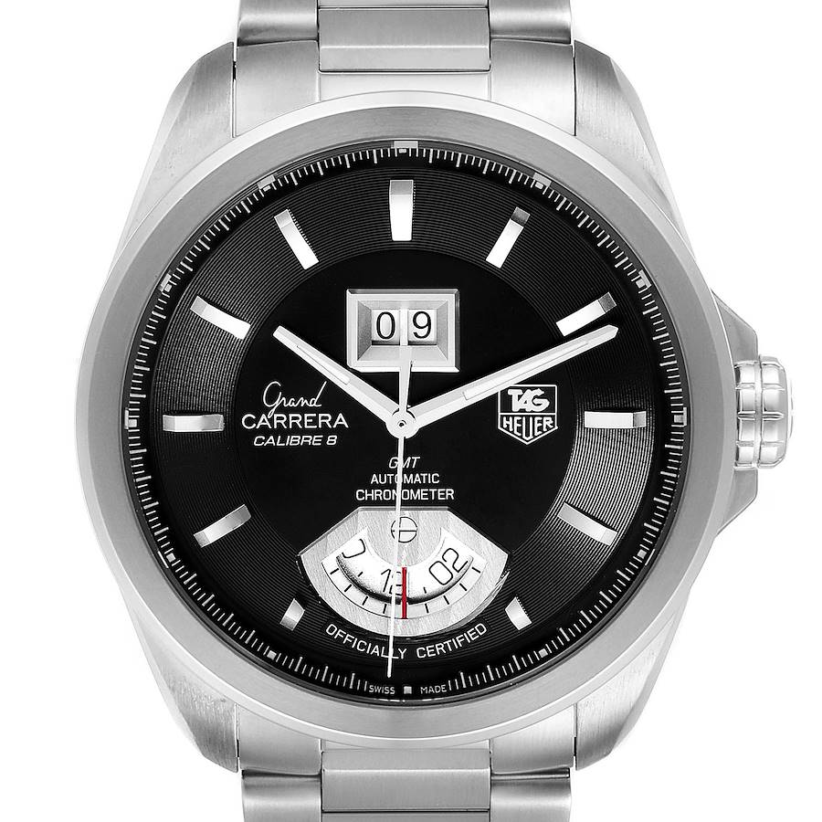 Tag Heuer Grand Carrera GMT Mens Watch WAV5111 Box SwissWatchExpo