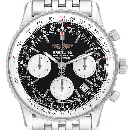 Photo of NOT FOR SALE Breitling Navitimer Black Dial Chronograph Steel Mens Watch A23322 PARTIAL PAYMENT