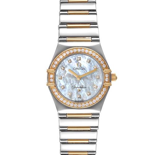Photo of Omega Constellation My Choice Steel 18k Rose Gold Diamond Ladies Watch