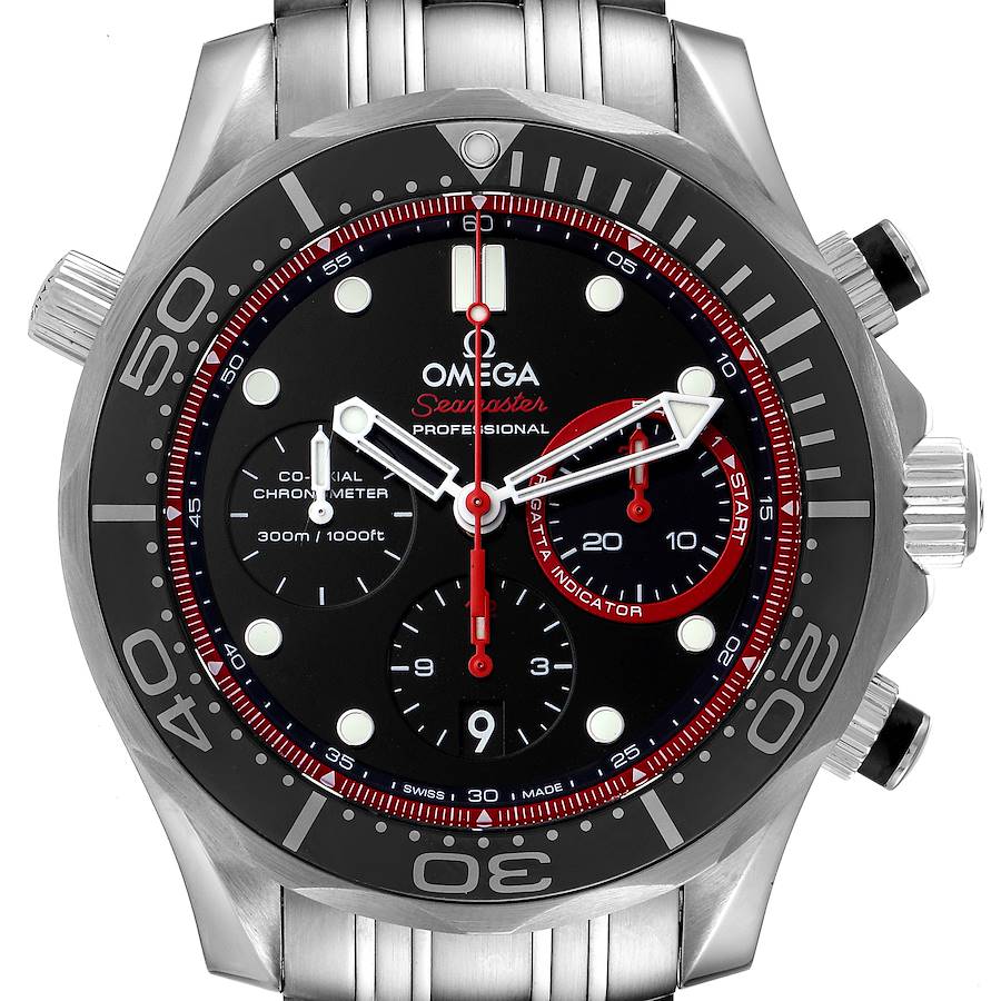 Omega Seamaster Diver ETNZ Limited Edition Watch 212.32.44.50.01.001 Box Card SwissWatchExpo