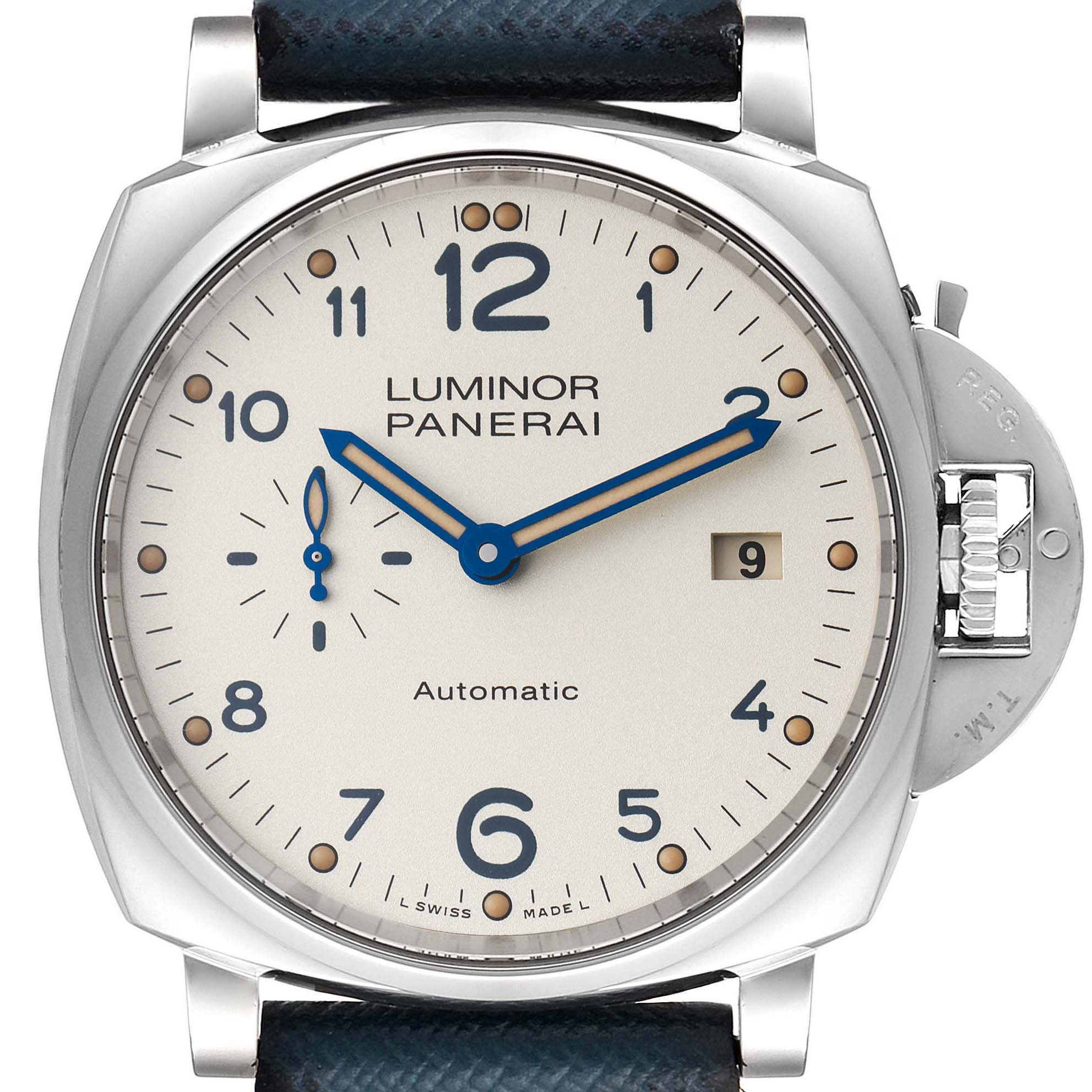 Panerai Luminor Due 3 Days 42mm Ivory Dial Mens Watch