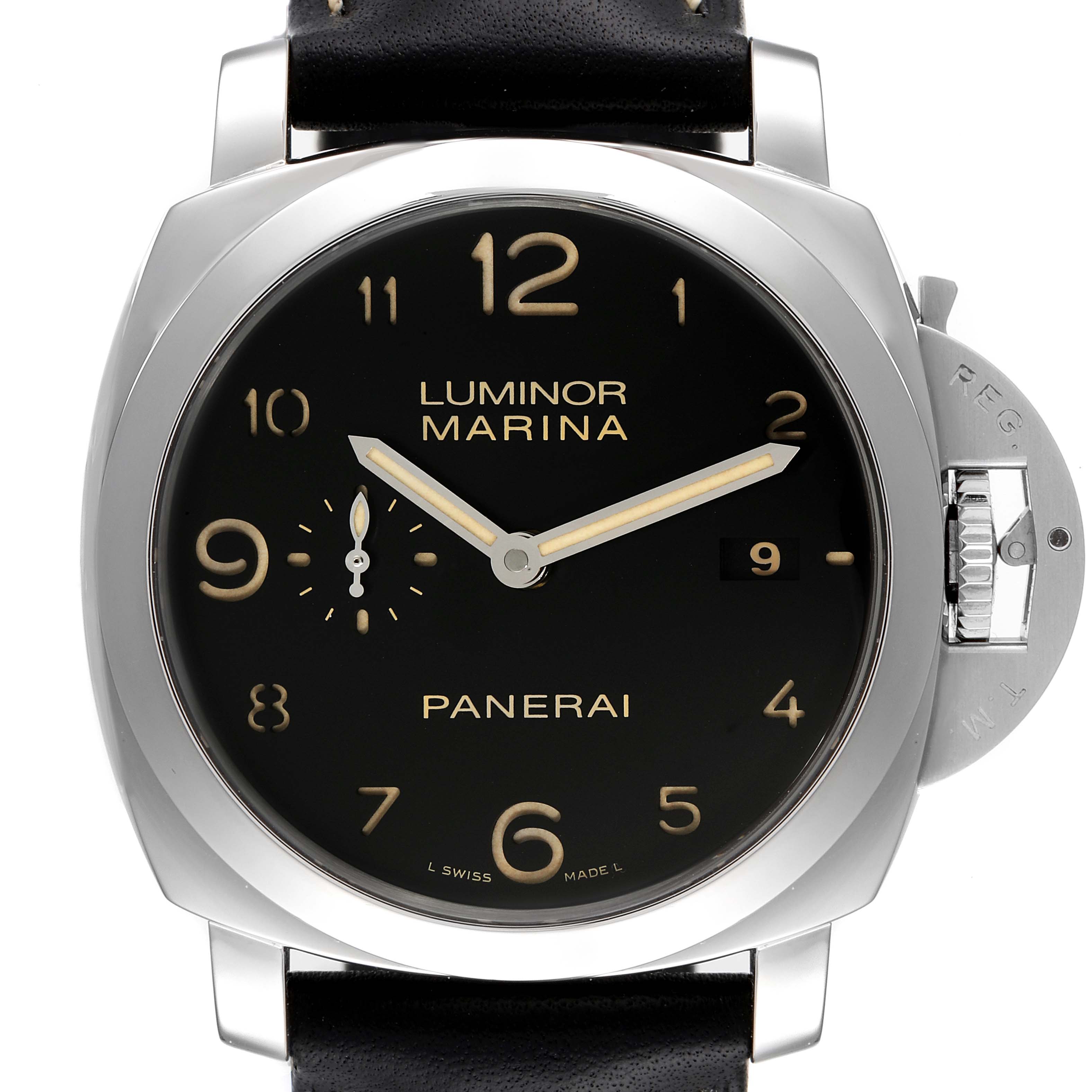 Panerai Luminor Marina 1950 44mm Steel Mens Watch PAM359 PAM00359