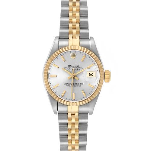 Photo of Rolex Datejust Steel Yellow Gold Silver Dial Ladies Watch 69173