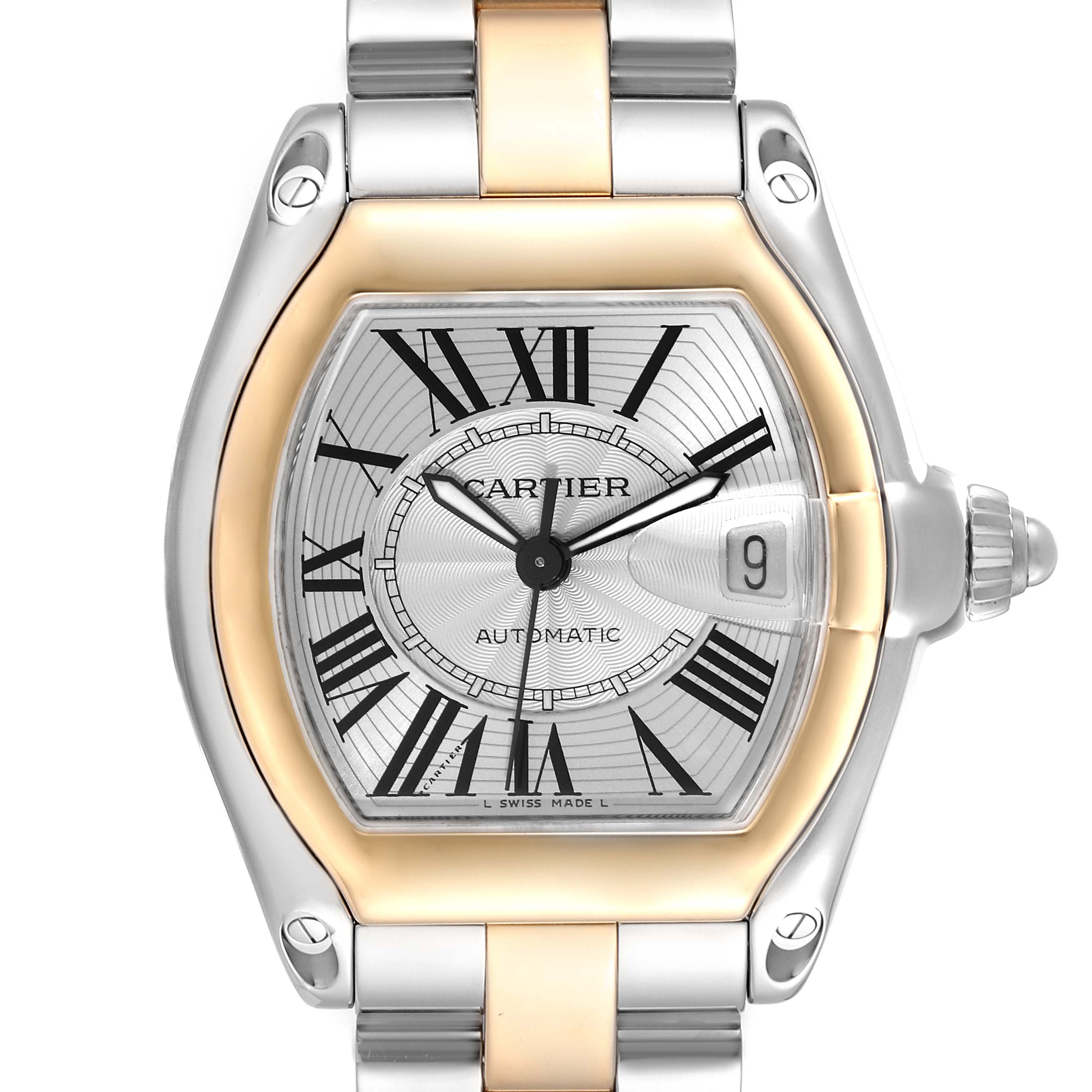 Cartier roadster gold clearance watch