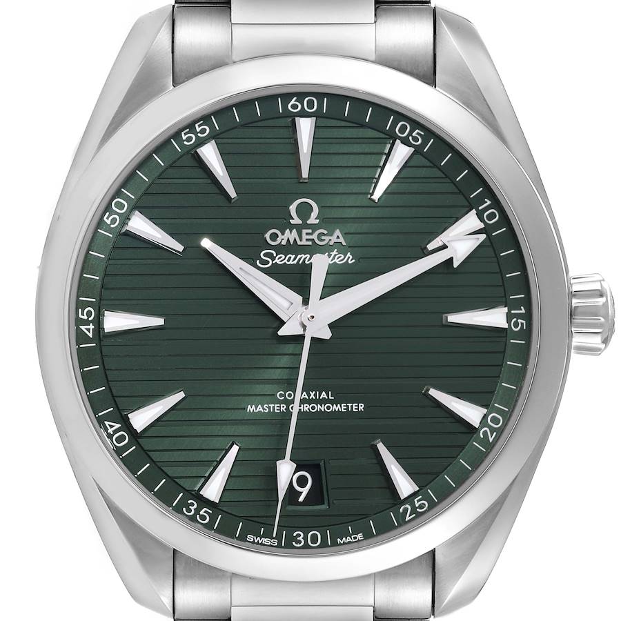 Omega Seamaster Aqua Terra Green Dial Steel Mens Watch 220.10.41.21.10.001 Box Card SwissWatchExpo