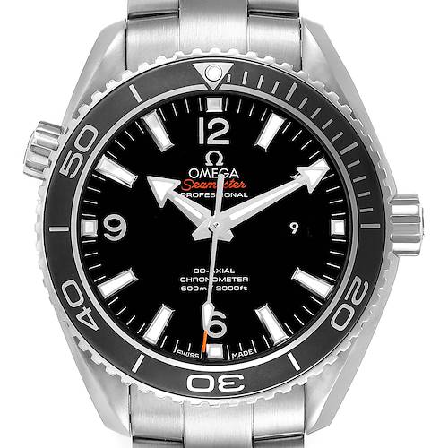 Photo of Omega Seamaster Planet Ocean 600m Steel Mens Watch 232.30.38.20.01.001 Box Card