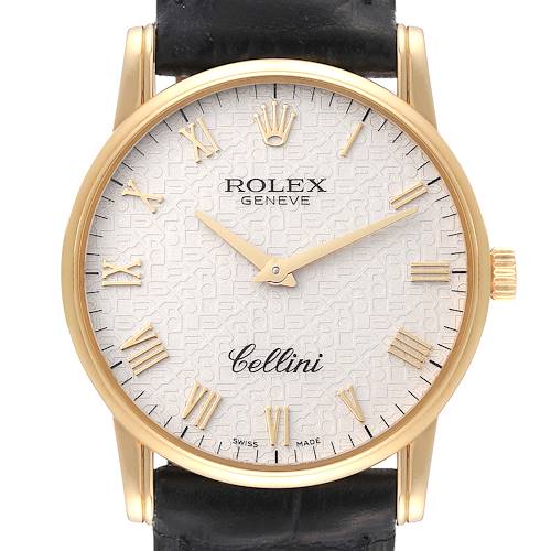 Photo of Rolex Cellini Classic Yellow Gold Anniversary Dial Mens Watch 5116