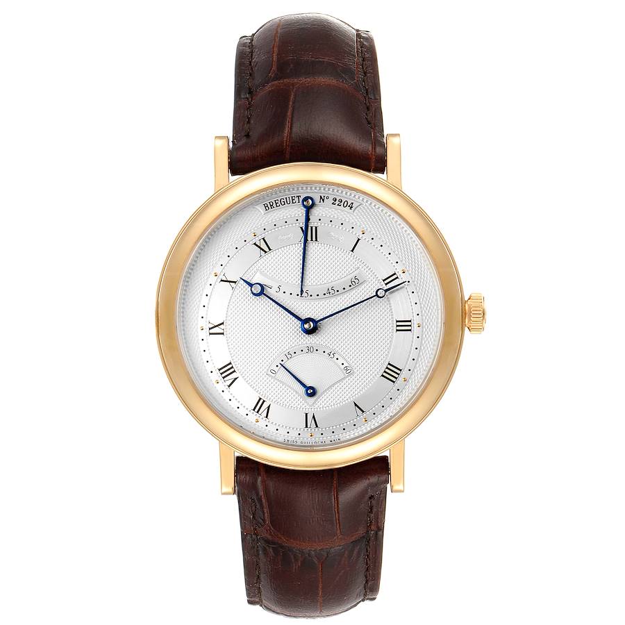 Breguet Classique Yellow Gold Retrograde Seconds Mens Watch 5207