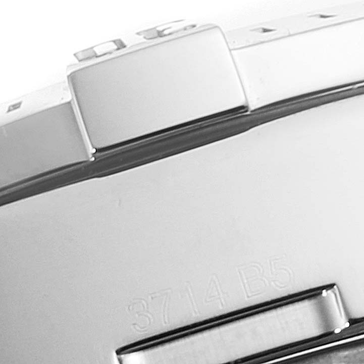 The image shows a close-up of the side of a Breitling Colt A73388 Men's Stainless Steel White Dial A73388 Men's Stainless Steel White Dial watch, focusing on the bezel and part of the case.