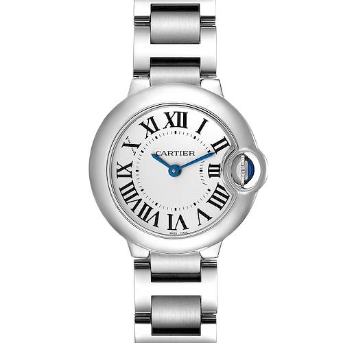 Photo of Cartier Ballon Bleu 29 Silver Dial Quartz Steel Ladies Watch W69010Z4