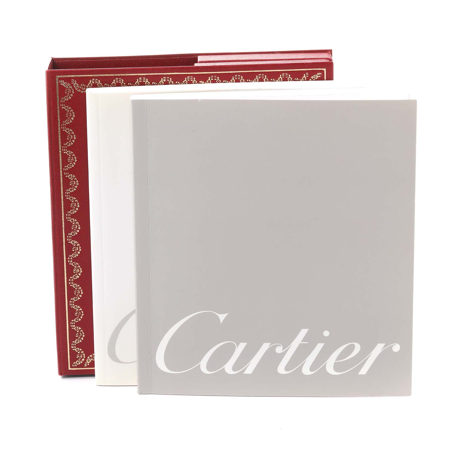 This image shows the manual and warranty booklet for the Roadster model by Cartier.