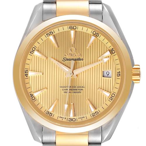 Photo of Omega Seamaster Aqua Terra Steel Yellow Gold Watch 231.20.42.21.08.001 Unworn