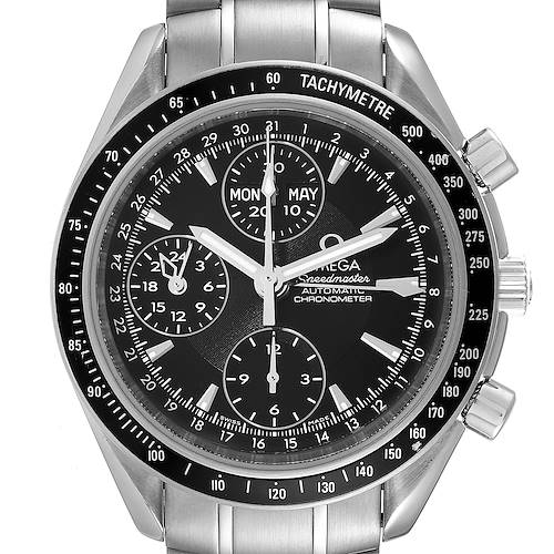 Photo of Omega Speedmaster Day-Date 40 Chronograph Watch Watch 3220.50.00 Box Card