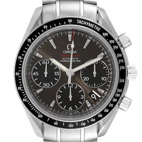 Photo of Omega Speedmaster Day Date Gray Dial Watch 323.30.40.40.06.001 Box Card