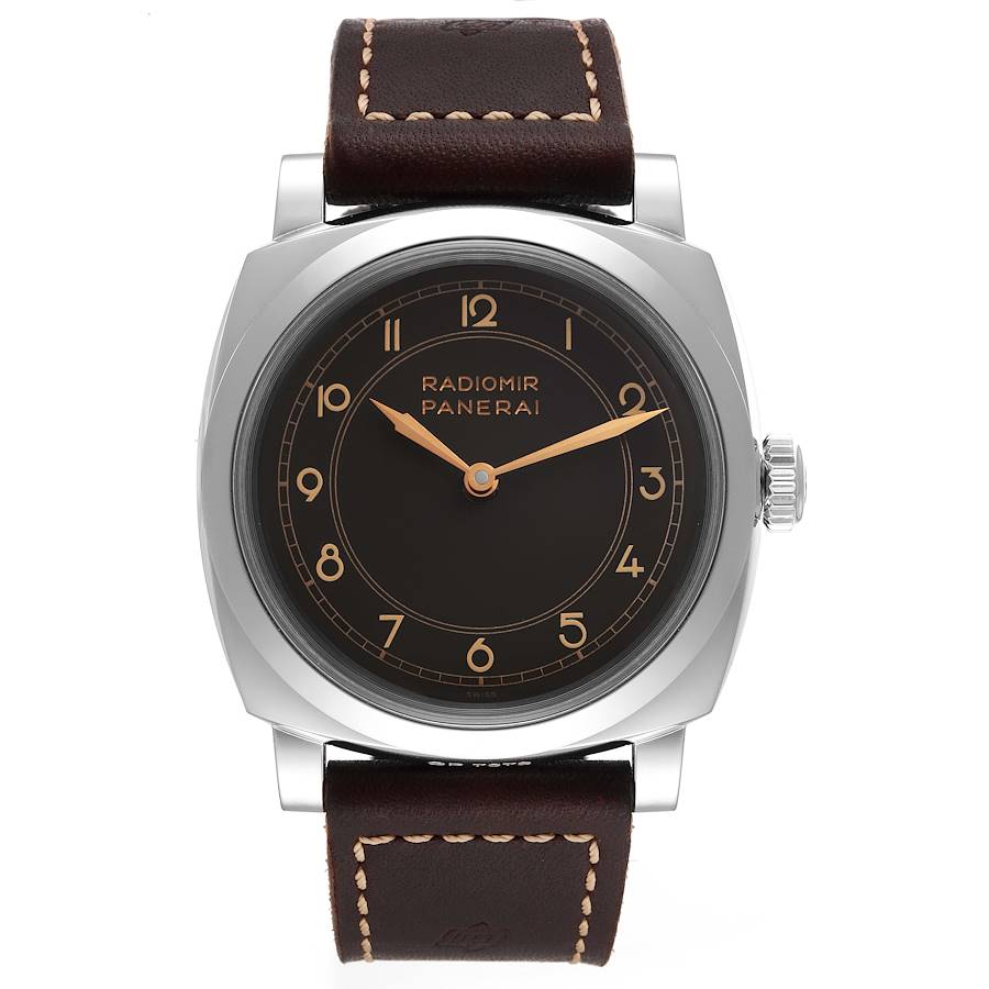 Panerai Radiomir 1940 3 Days Art Deco Steel Mens Watch PAM00790