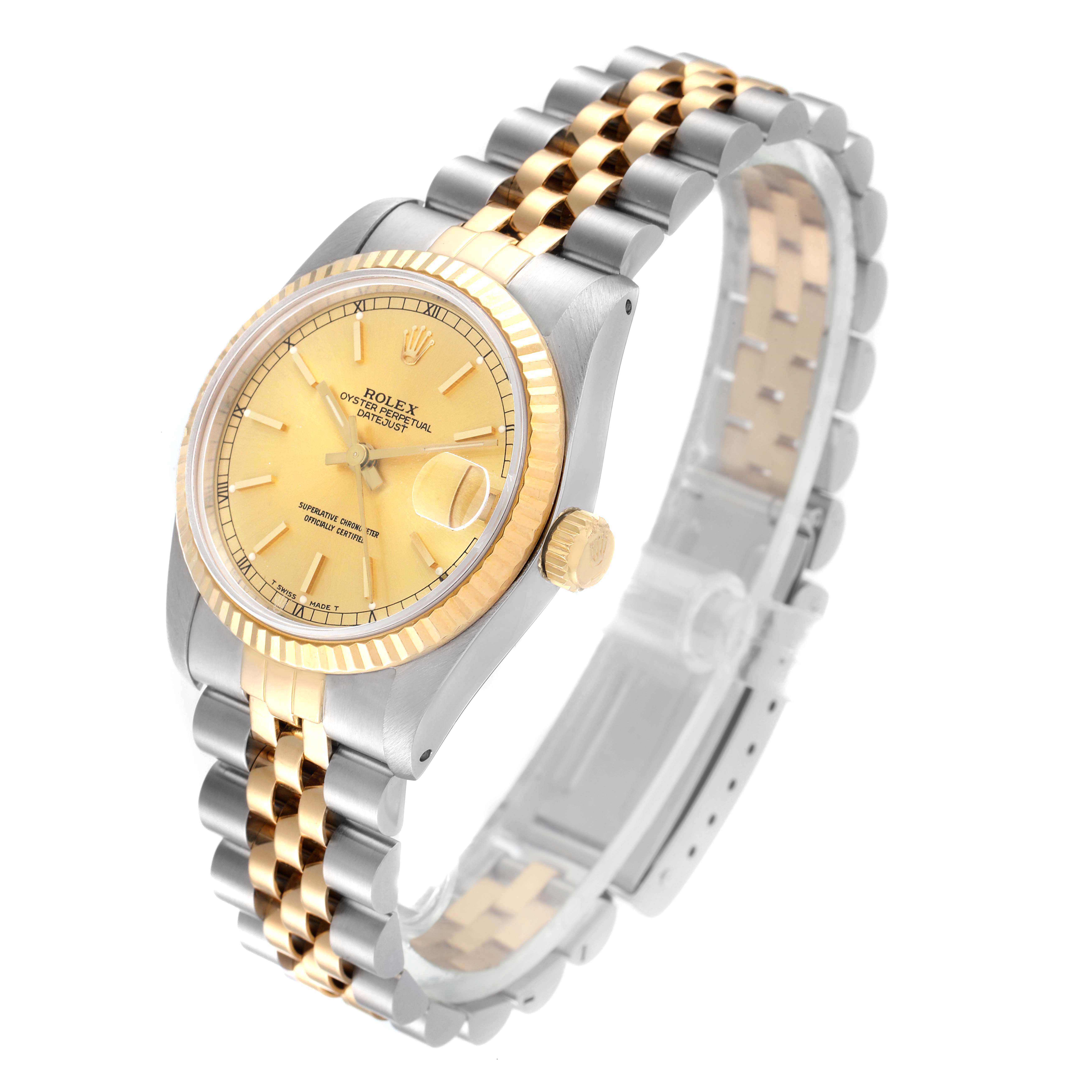 Rolex Datejust Midsize 31mm Steel Yellow Gold Ladies Watch 68273 ...