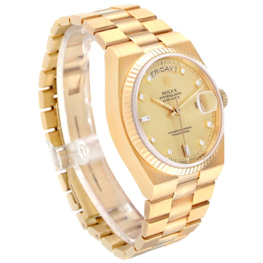 Date Yellow Gold Diamond Watch 19018 