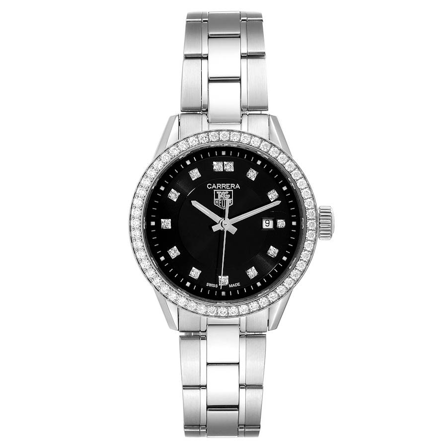 TAG Heuer Cell Watch WG1214-K0 Quartz Black Dial Stainless Steel Women\'s HEUER TAG Heuer Cell Watch WG1214-K0 Quartz Black Dial Stainless  main image 4