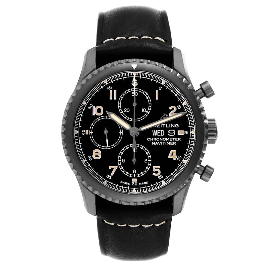 Breitling navitimer 8 blacksteel hot sale