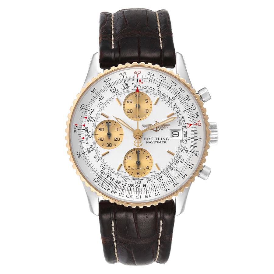 Breitling Navitimer Steel and Gold two tone D13322 Stock 58003 SwissWatchExpo