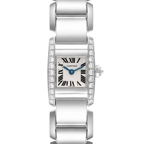 Photo of Cartier Tankissime Silver Dial White Gold Diamond Ladies Watch WE70069H