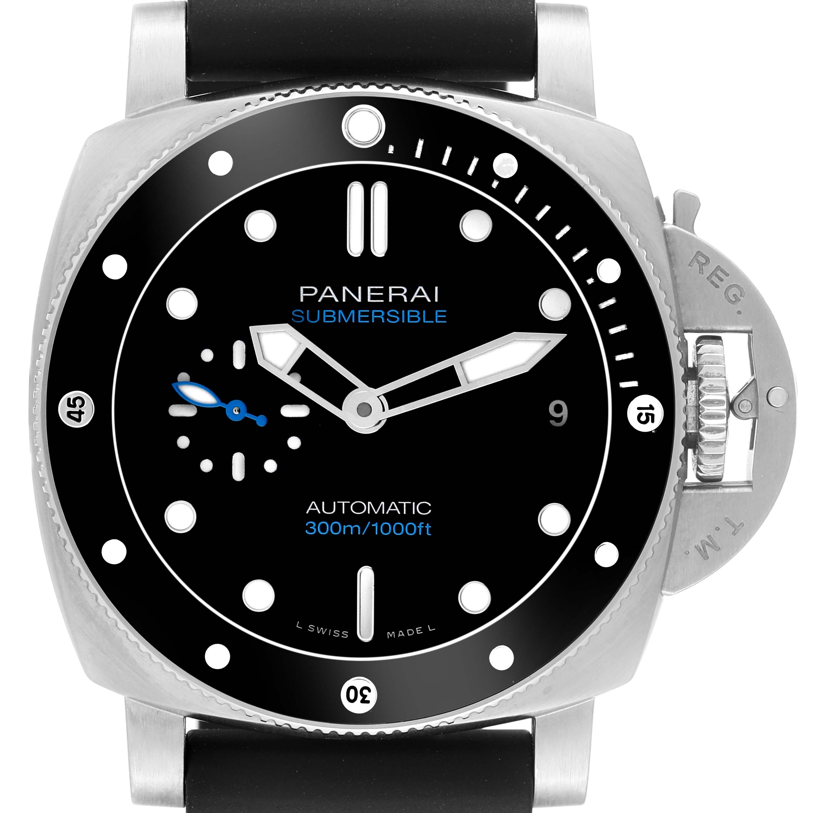 Panerai Luminor Submersible 42mm Steel Mens Watch PAM00683 Box