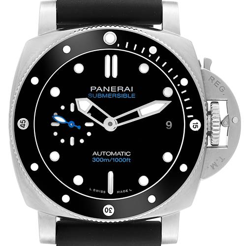 Photo of Panerai Luminor Submersible 42mm Steel Mens Watch PAM00683 Box Papers
