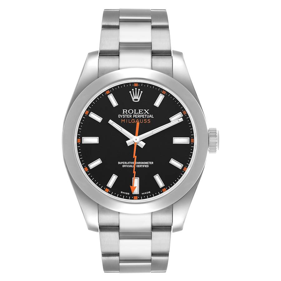 メル Rolex Milgauss Stainless Steel 116400 | Stock 76397 | SwissWatchExpo