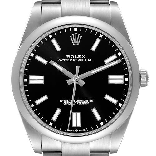 Photo of NOT FOR SALE Rolex Oyster Perpetual 41mm Black Dial Steel Mens Watch 124300 Box Card PARTIAL PAYMENT - EXCHANGE
