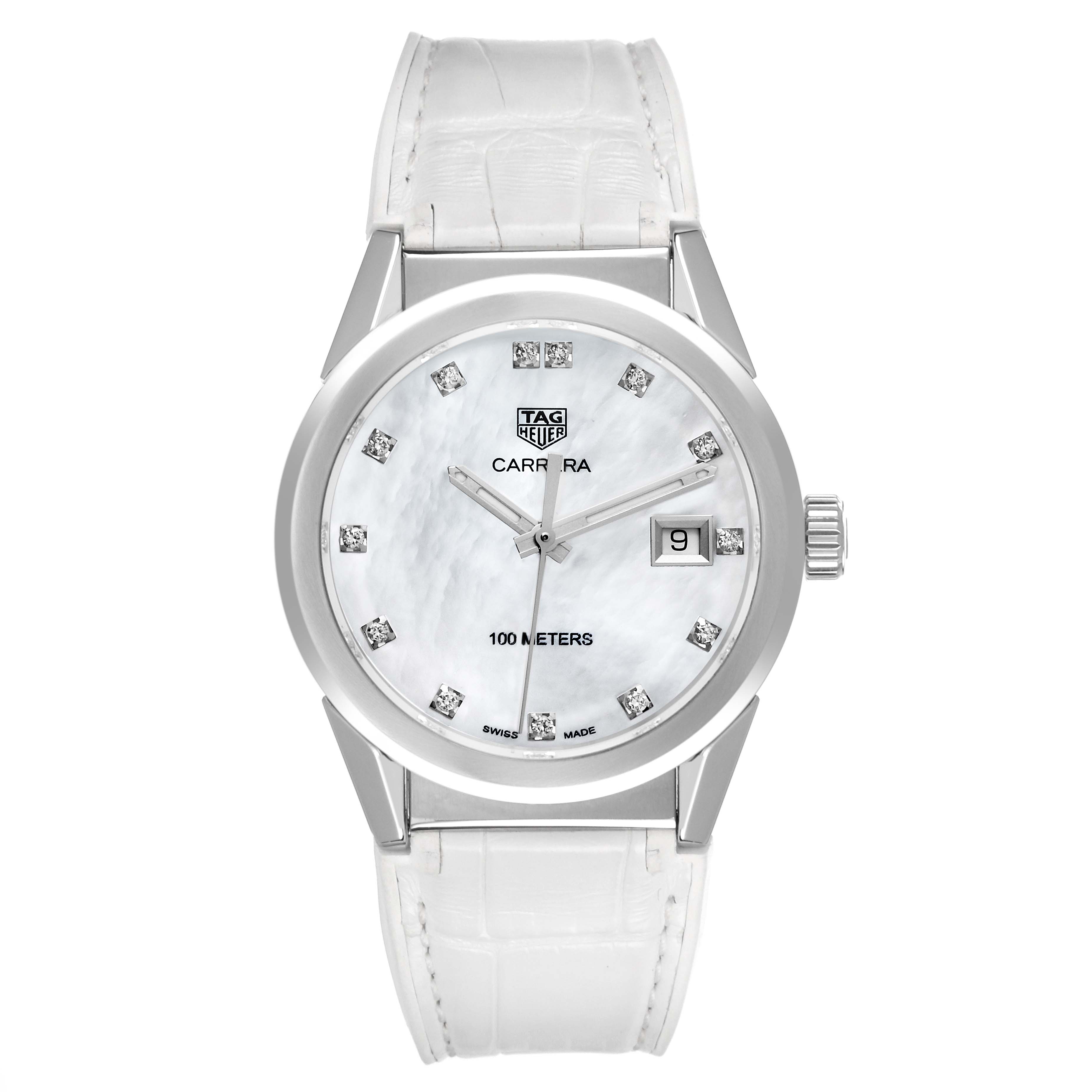 WJF131G.BA0572 TAG Heuer Link Mother of Pearl Diamond Watch