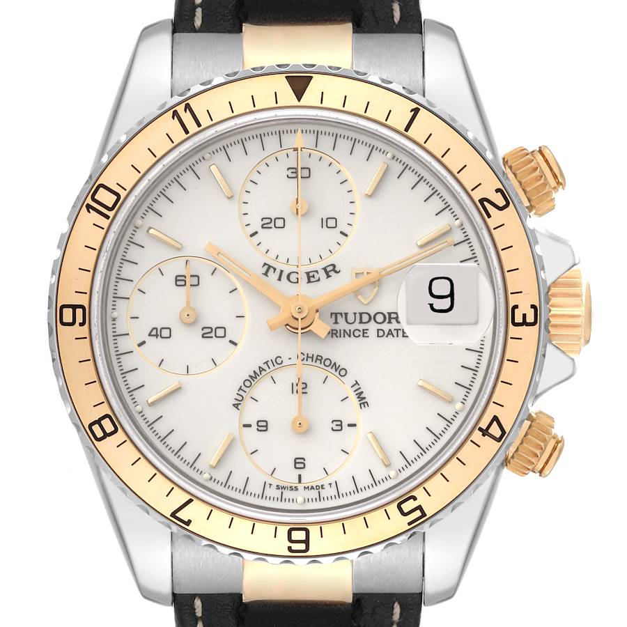Tudor Tiger Prince Date Steel Yellow Gold Mens Watch 79273 Box Papers SwissWatchExpo