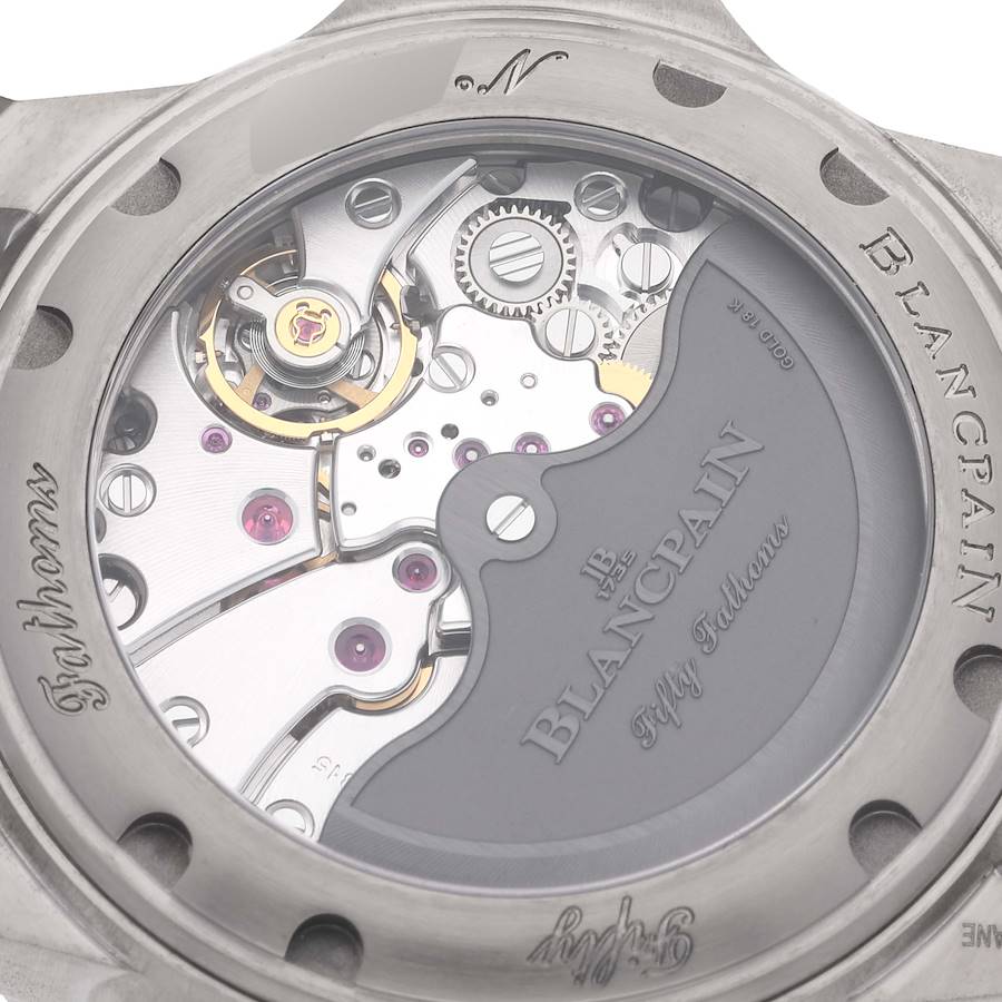 Blancpain Fifty Fathoms Titanium 5015-12B40-052A | Stock 50505 ...