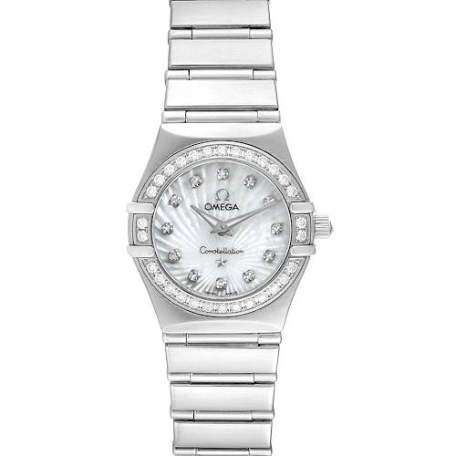 Photo of Omega Constellation 160 Anniversary Steel Diamond Watch 111.15.23.60.55.001
