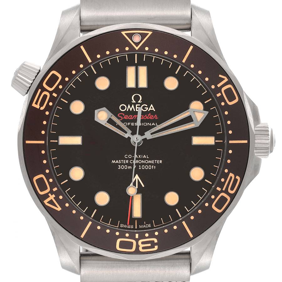 Omega Seamaster 007 Edition Titanium Mens Watch 210.92.42.20.01.001 Box Card SwissWatchExpo