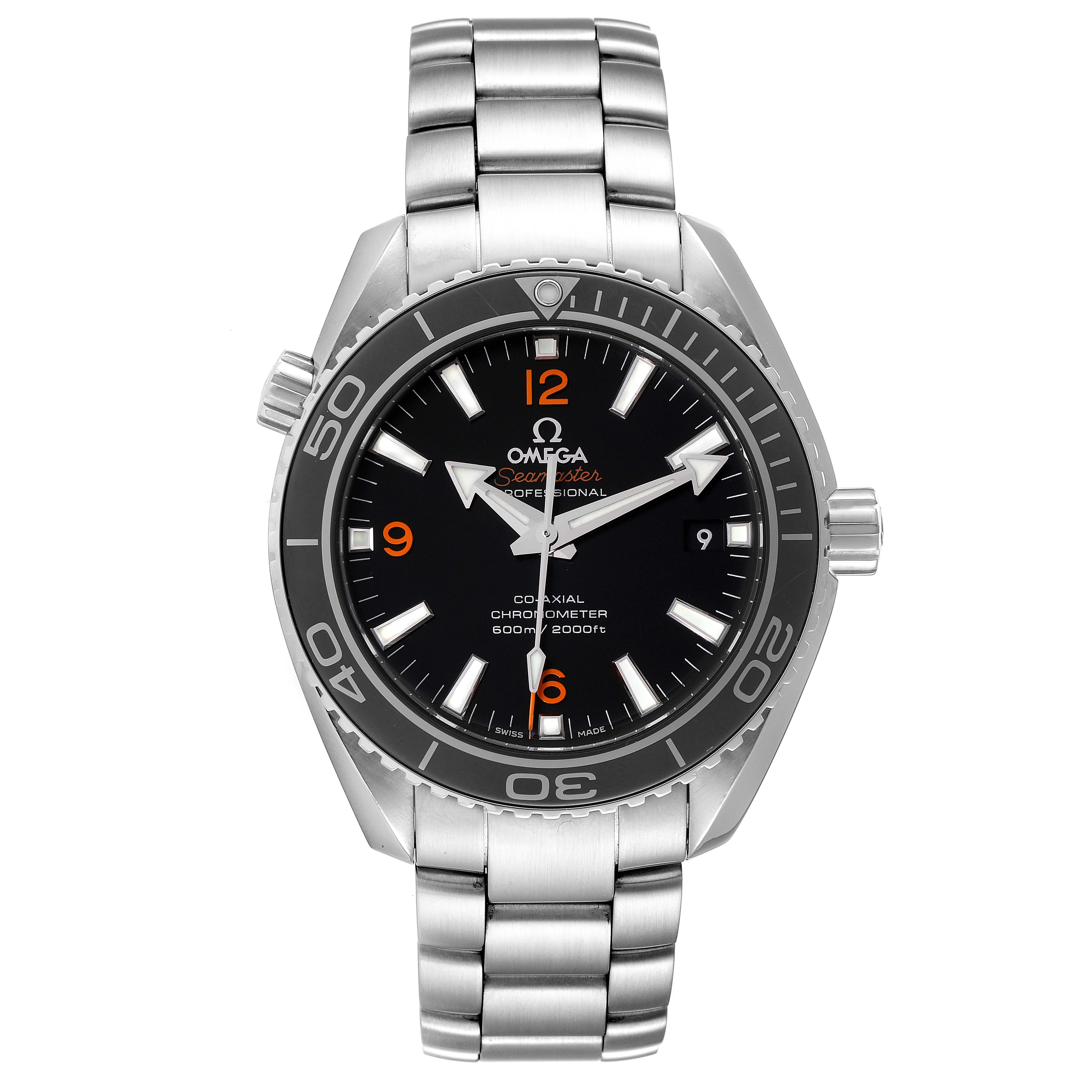 Omega Seamaster Planet Ocean 600M Steel Watch 232.30.42.21.01.003 Box ...