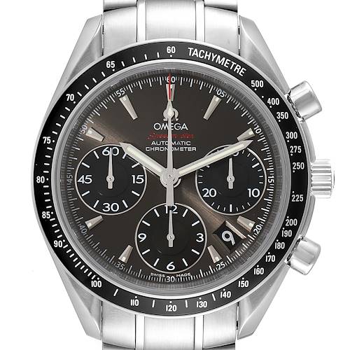 Photo of Omega Speedmaster Date Gray Dial Watch 323.30.40.40.06.001 Box Card