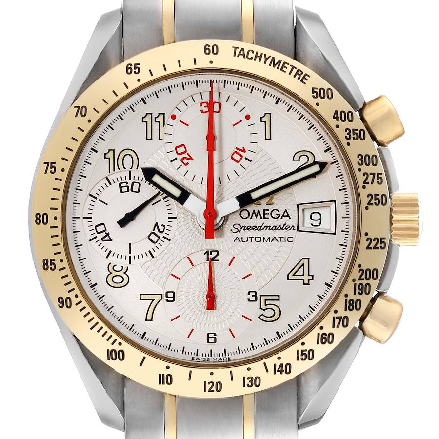 Omega Speedmaster Japanese Market Limited Edition Steel Yellow Gold Mens Watch 3313.33.00 SwissWatchExpo