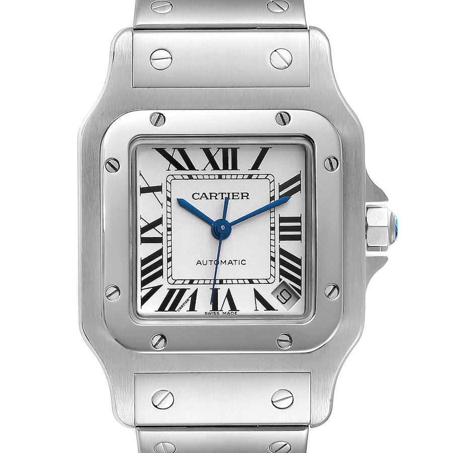 Cartier Santos Galbee XL Automatic Steel Mens Watch W20098D6 SwissWatchExpo