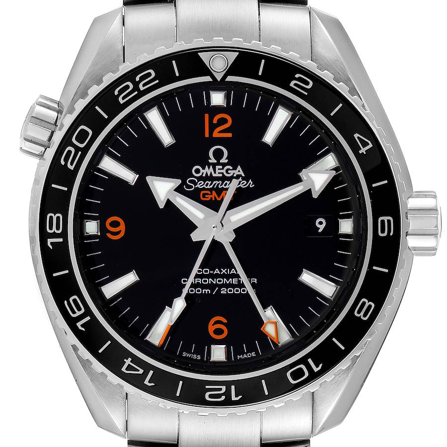 Omega Seamaster Planet Ocean GMT 600m Watch 232.30.44.22.01.002 Box Card SwissWatchExpo