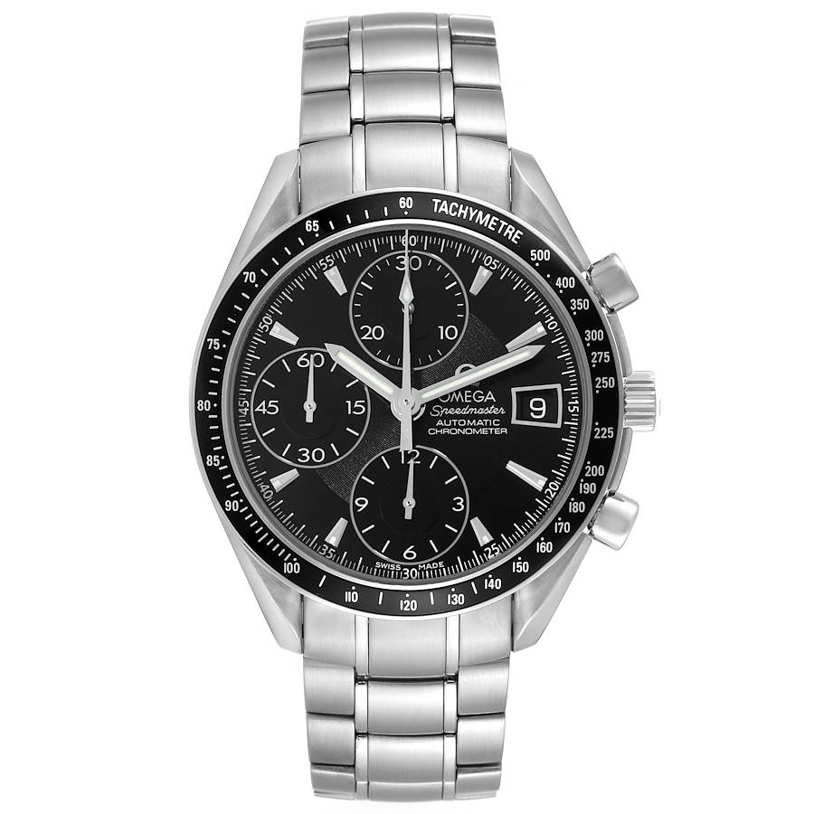 Omega Speedmaster Date Black Dial Steel Mens Watch 3210.50.00