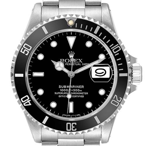 Photo of Rolex Submariner Date Steel Black Dial Mens Watch 16610