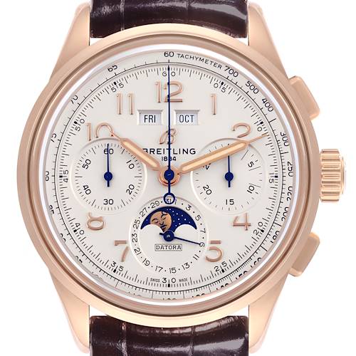 Photo of Breitling Premier B25 Datora 42 Rose Gold Mens Watch RB2510