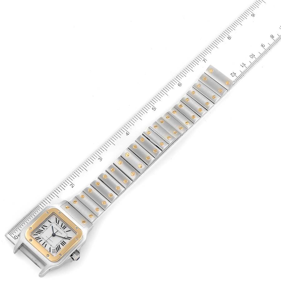 Cartier Santos Galbee Xl Steel Yellow Gold Mens Watch W099c4 Swisswatchexpo