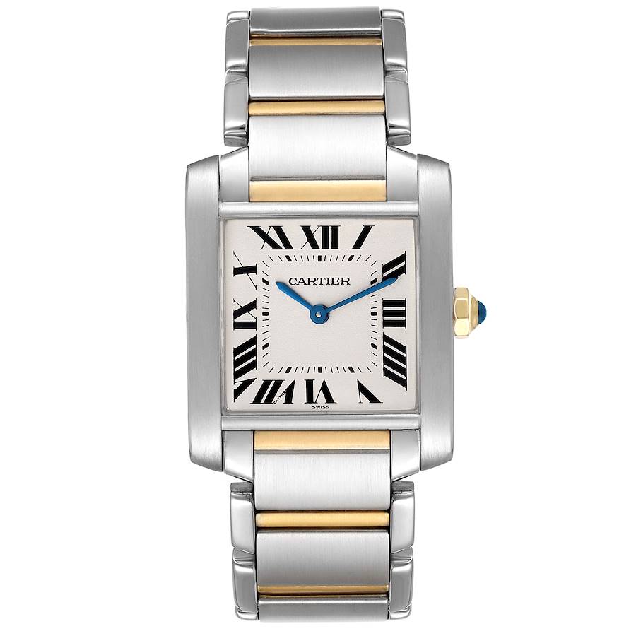  Cartier Tank Francaise Silver Dial Ladies Watch W2TA0003 :  Clothing, Shoes & Jewelry