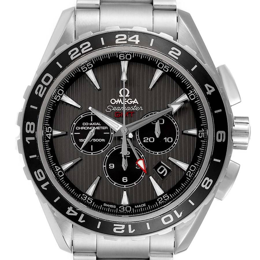 Omega Seamaster Aqua Terra GMT Watch 231.10.44.52.06.001 SwissWatchExpo