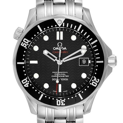 Photo of Omega Seamaster Black Dial Steel Mens Watch 212.30.41.20.01.002